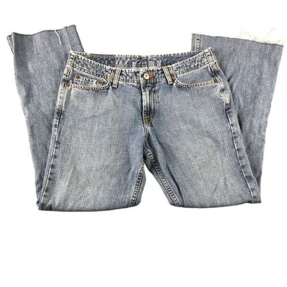 VTG Lucky Brand Light Wash Low Rise Jet Setter Jeans, Flare, Y2k - Picture 1 of 10